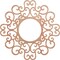 Ekena Millwork Reims Wood Fretwork Pierced Ceiling Medallion, Cherry, 20"OD x 7 5/8"ID x 3/8"T CMWP20X20X0375RECH - alternate 1